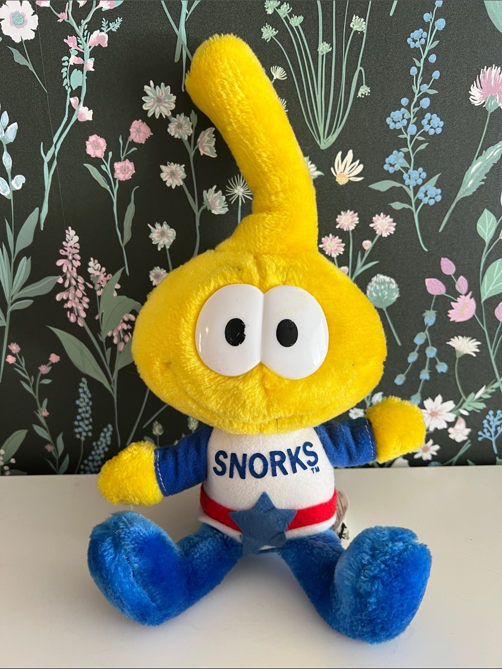 Vintage Snorks plushie: Allstar Seaworthy Snorkels stuffed animal 80’s Applause